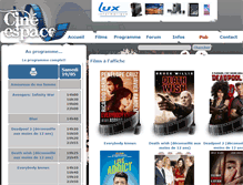 Tablet Screenshot of cine-espace.be